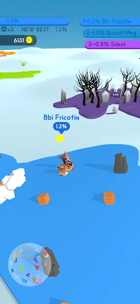 Скачать Paper.io 4 MOD APK — Безлимитная территория и быстрый захват — скриншот 1