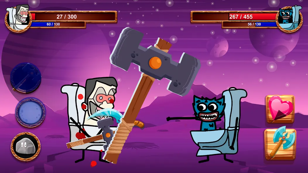 Скачать Cartoon Battle на Android — Безлимитные ресурсы и усиленные герои — скриншот 2