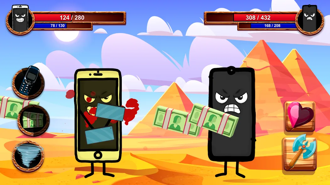 Скачать Cartoon Battle на Android — Безлимитные ресурсы и усиленные герои — скриншот 5