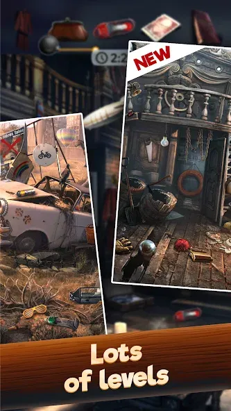 Скачать Hidden Objects: Find items MOD APK — Безлимитные подсказки и открыты все уровни — скриншот 3