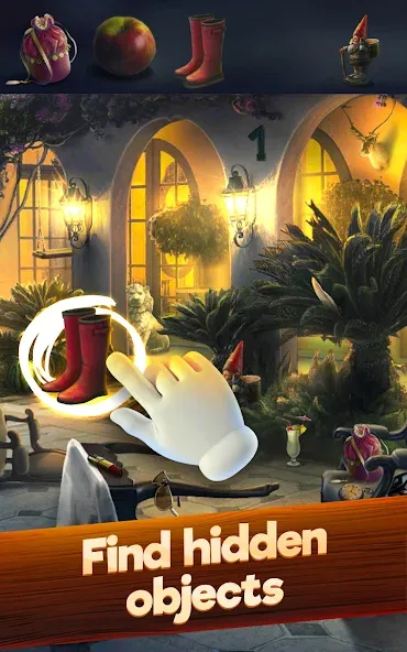 Скачать Hidden Objects: Find items MOD APK — Безлимитные подсказки и открыты все уровни — скриншот 5
