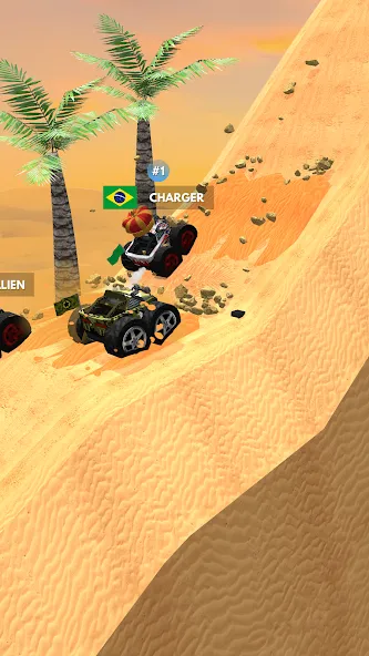 Rock Crawling: Racing Games 3D MOD APK — Безлимитные деньги и топливо — скриншот 5