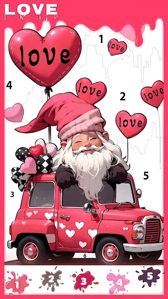 Paint Color: Color by number MOD APK — Бесконечные подсказки и краски — скриншот 3