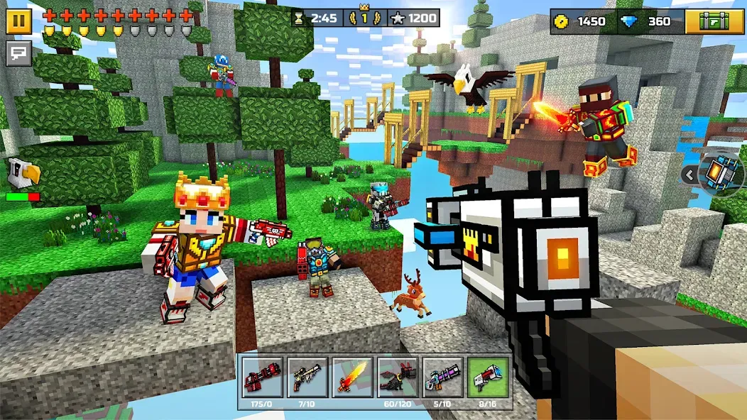 Pixel Gun 3D - FPS Shooter Mod APK Безлимитные патроны и здоровье — Скачать на Андроид — скриншот 2