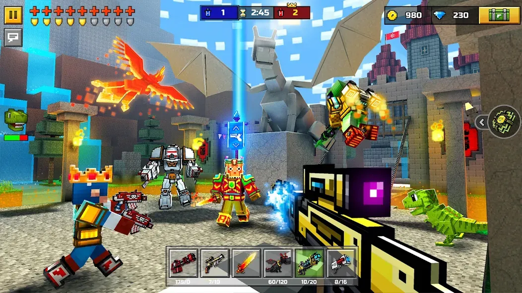Pixel Gun 3D - FPS Shooter Mod APK Безлимитные патроны и здоровье — Скачать на Андроид — скриншот 3