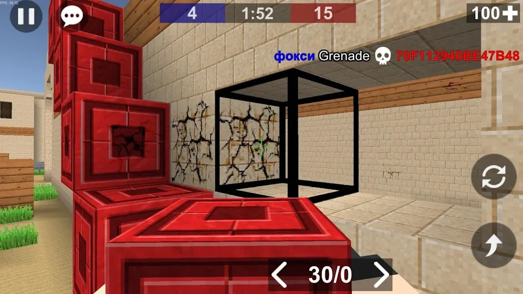 Pixel Combats 2: Gun games PvP MOD APK на Android — Безлимитные деньги и оружие — скриншот 3
