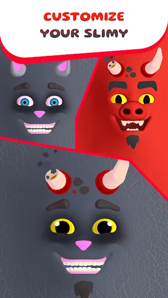 My Talking Slimy: Cat Friends — Безлимитные монеты и открытые питомцы — скриншот 3