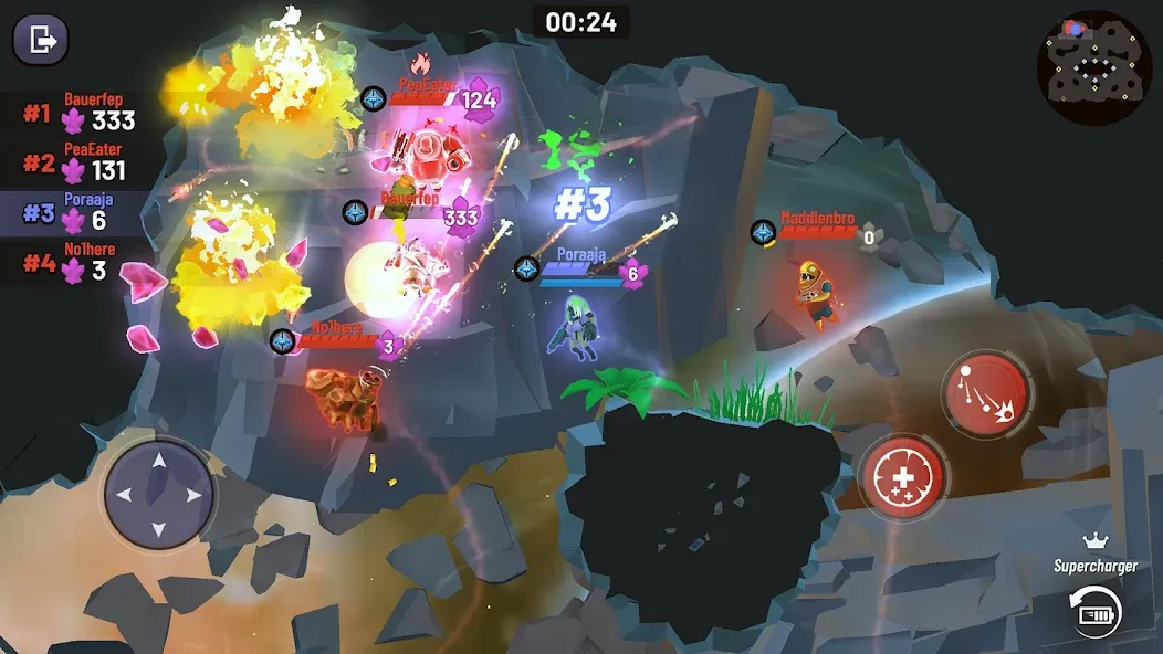 Скачать Drill Wars на Android — Безлимитные деньги и улучшенные дрели — скриншот 1