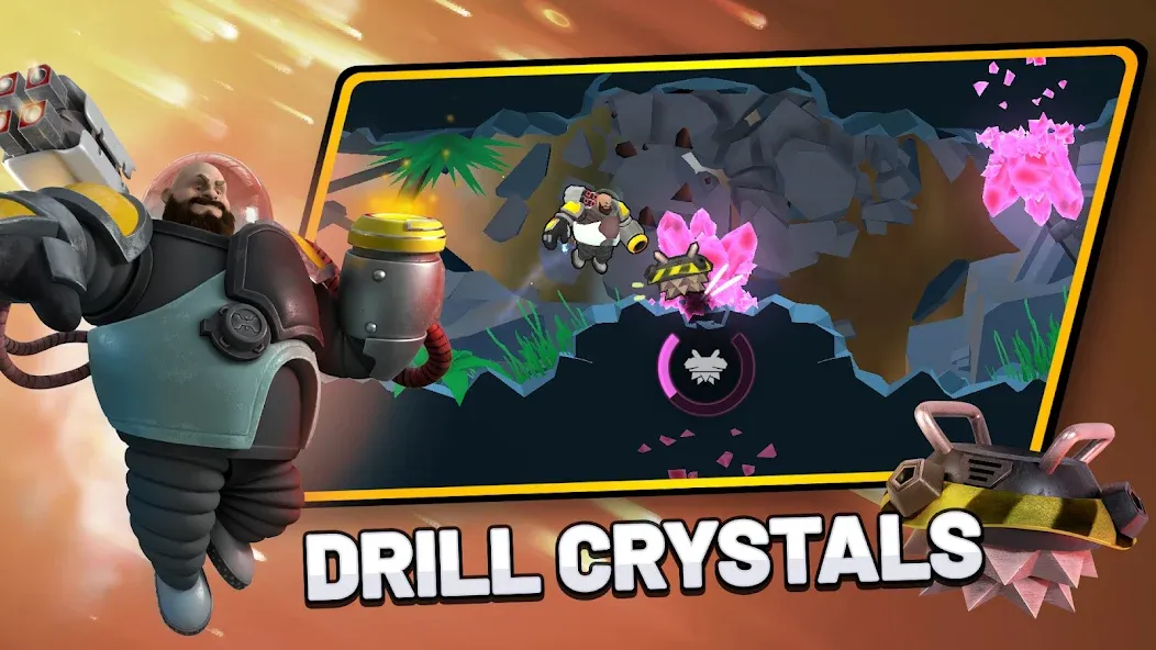 Скачать Drill Wars на Android — Безлимитные деньги и улучшенные дрели — скриншот 2