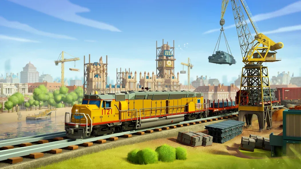 Скачать Train Station 2: Rail Tycoon (Мод: Безлимитные деньги и ресурсы) на Андроид — скриншот 3