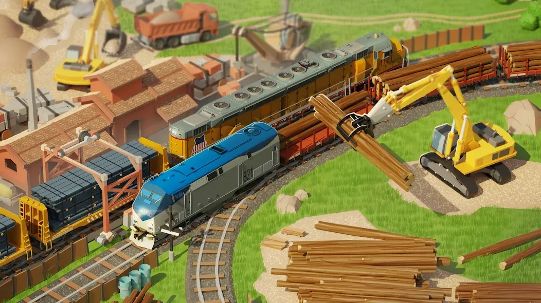 Скачать Train Station 2: Rail Tycoon (Мод: Безлимитные деньги и ресурсы) на Андроид — скриншот 4