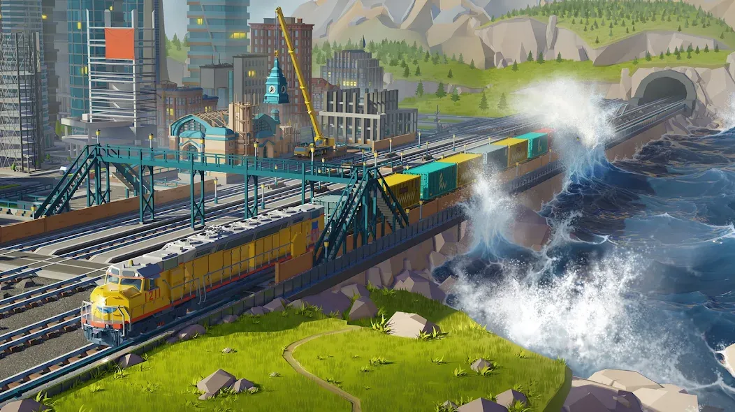 Скачать Train Station 2: Rail Tycoon (Мод: Безлимитные деньги и ресурсы) на Андроид — скриншот 5