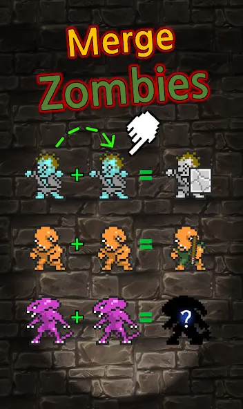 Скачать Grow Zombie VIP : Merge Zombie — Без рекламы и бесконечные монеты — скриншот 1