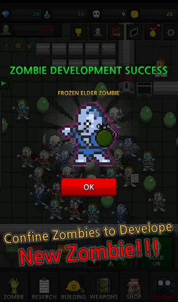 Скачать Grow Zombie VIP : Merge Zombie — Без рекламы и бесконечные монеты — скриншот 4