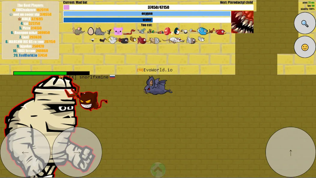 Скачать EvoWorld.io MOD APK — Бесконечная энергия и быстрая эволюция — скриншот 4