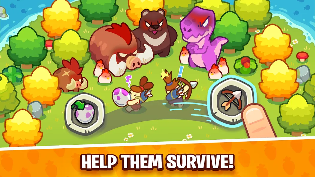 Скачать God of World: Sandbox Sim Life на Android — Безлимитные ресурсы и открытые возможности — скриншот 2