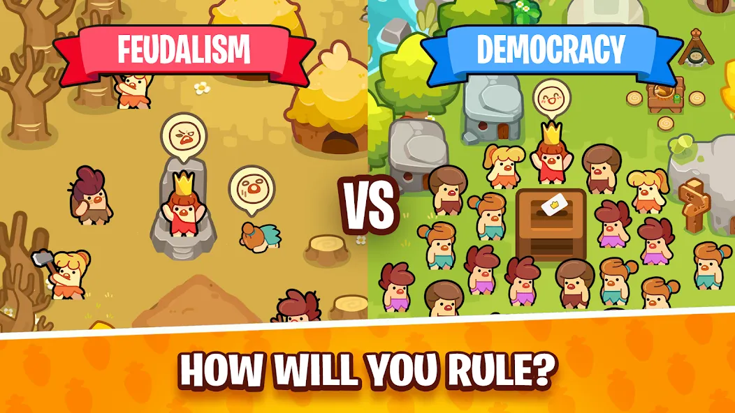 Скачать God of World: Sandbox Sim Life на Android — Безлимитные ресурсы и открытые возможности — скриншот 4