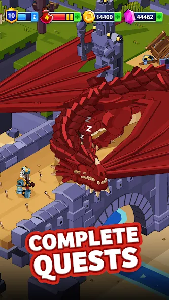 Medieval Merge: Epic Adventure на Андроид — Безлимитные ресурсы и энергия — скриншот 2