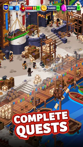 Medieval Merge: Epic Adventure на Андроид — Безлимитные ресурсы и энергия — скриншот 5