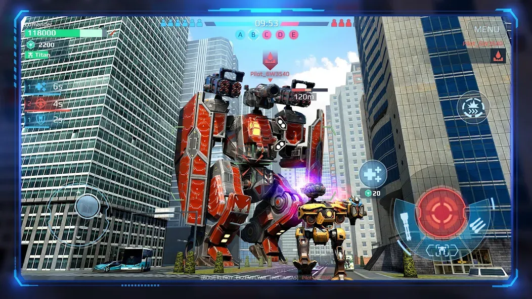 War Robots Multiplayer Battles на Андроид — Мод Безлимитные ресурсы и усиленные роботы — скриншот 1 War Robots Multiplayer Battles на Андроид — Мод Безлимитные ресурсы и усиленные роботы — скриншот 1
