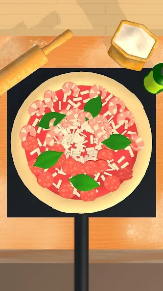 Взломанная Pizzaiolo! на Андроид — Безлимитные деньги и все рецепты — скриншот 3