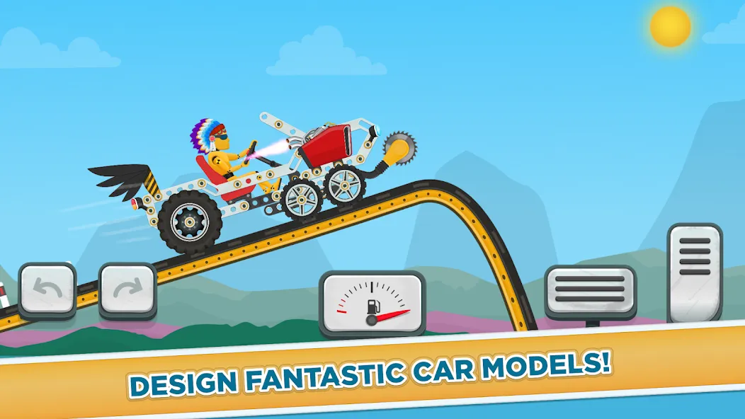 Car Builder & Racing for Kids MOD APK — Много денег и все машины открыты — скриншот 1