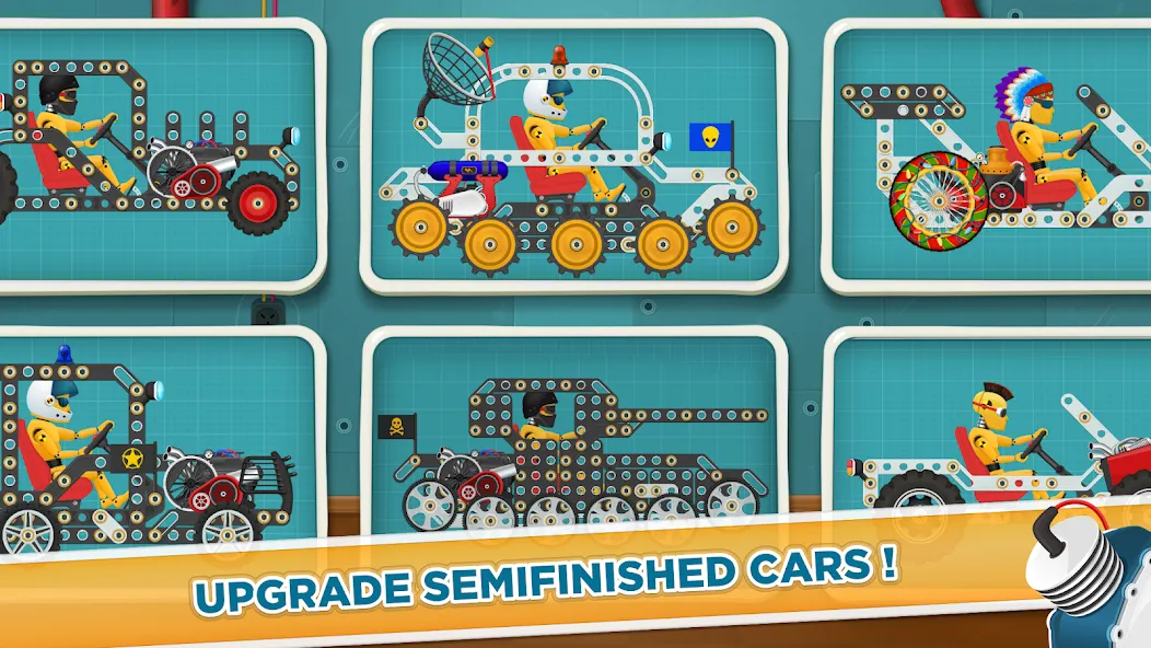 Car Builder & Racing for Kids MOD APK — Много денег и все машины открыты — скриншот 2