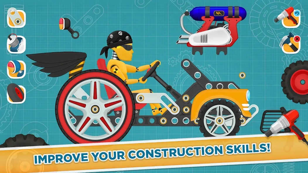 Car Builder & Racing for Kids MOD APK — Много денег и все машины открыты — скриншот 4