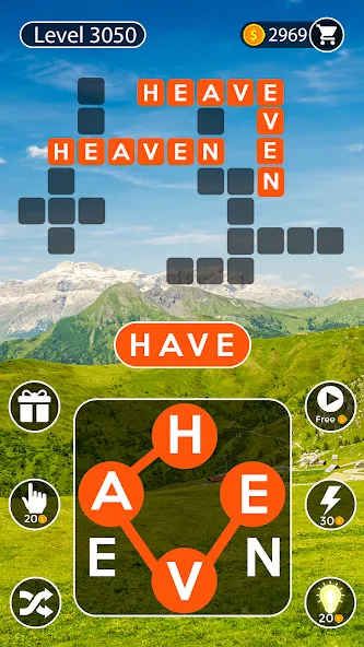 Скачать Word Cross: Crossy Word Search на Android — Безлимитные подсказки и ходы — скриншот 3