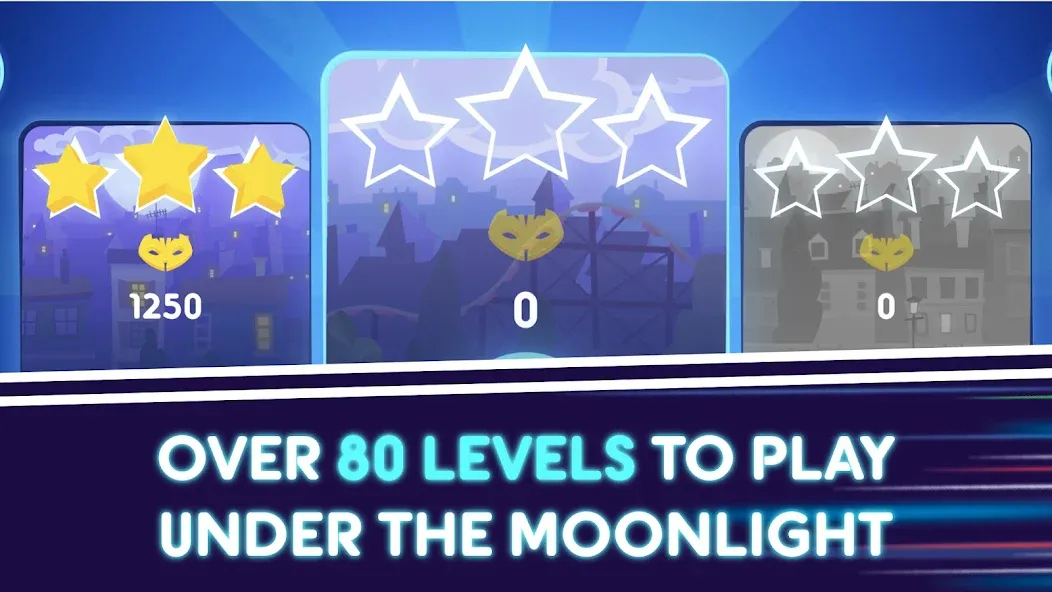 Взломанная PJ Masks™: Moonlight Heroes на Андроид — Безлимитные деньги и все герои — скриншот 1