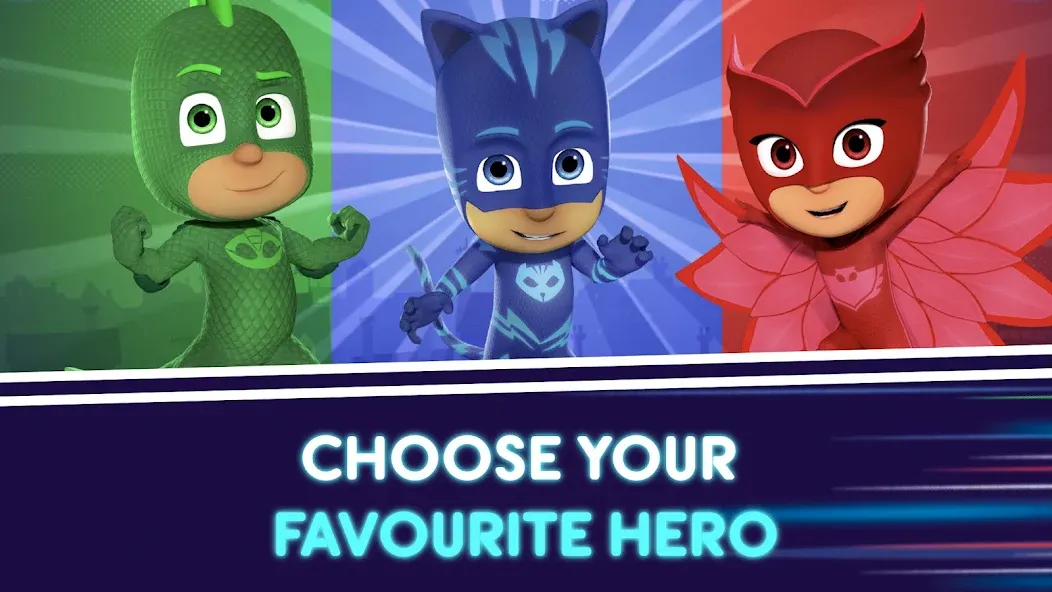Взломанная PJ Masks™: Moonlight Heroes на Андроид — Безлимитные деньги и все герои — скриншот 3