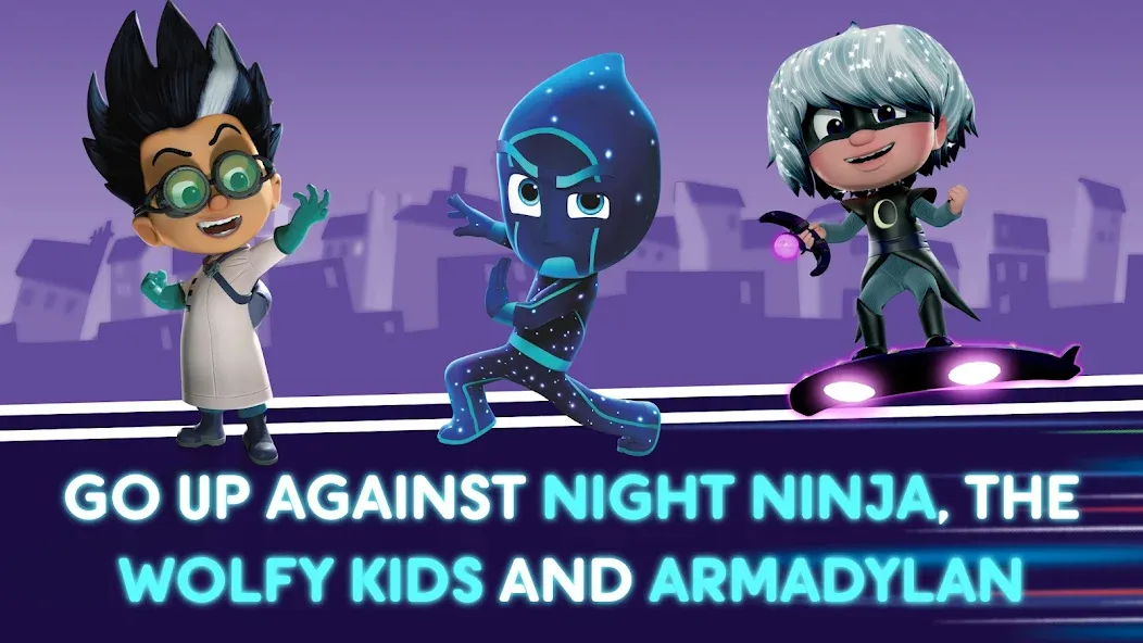 Взломанная PJ Masks™: Moonlight Heroes на Андроид — Безлимитные деньги и все герои — скриншот 4