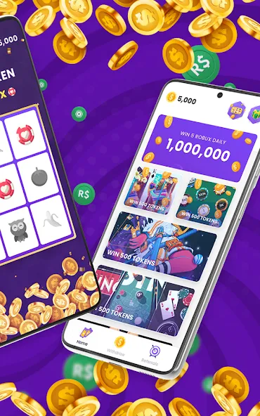Spinbux - Robux MOD APK — Бесконечные монеты и быстрые награды — скриншот 2