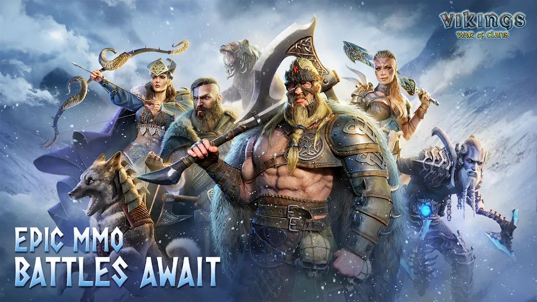 Vikings: War of Clans — Мод: Безлимитные ресурсы и ускоренное развитие — скриншот 4