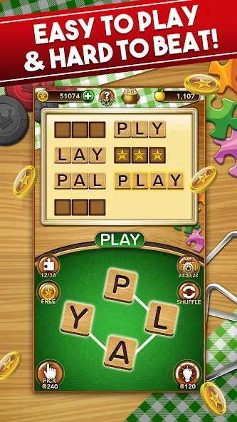 Word Collect - Word Games Fun — Без рекламы и безлимитные подсказки — скриншот 5