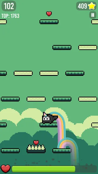 Скачать Happy Hop: Kawaii Jump MOD APK — Безлимитные жизни и открыты все скины — скриншот 4