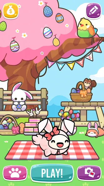 Скачать Happy Hop: Kawaii Jump MOD APK — Безлимитные жизни и открыты все скины — скриншот 5