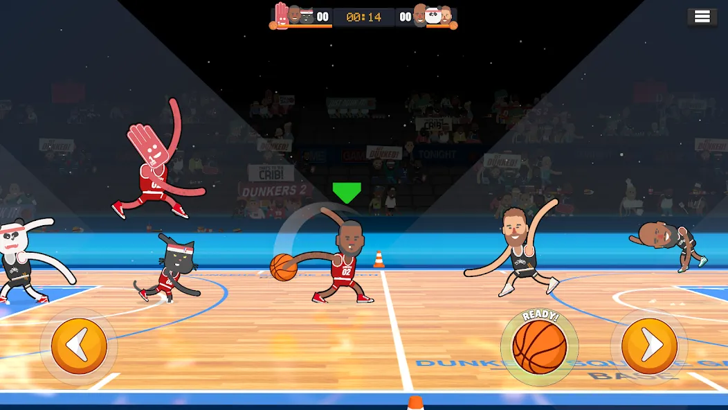 Скачать Dunkers 2 на Андроид — Безлимитные деньги и энергия — скриншот 2 Скачать Dunkers 2 на Андроид — Безлимитные деньги и энергия — скриншот 2