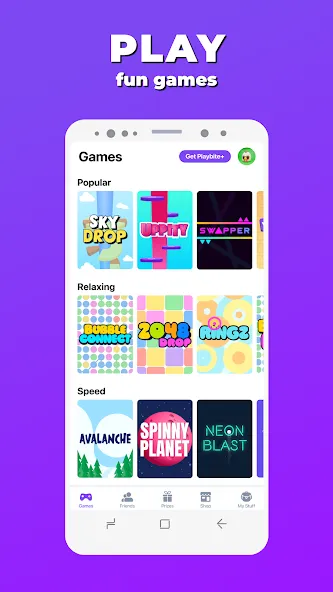 Playbite - Play & Win Prizes на Андроид — Больше игр и ценных призов — скриншот 3 Playbite - Play & Win Prizes на Андроид — Больше игр и ценных призов — скриншот 3