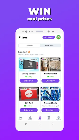 Playbite - Play & Win Prizes на Андроид — Больше игр и ценных призов — скриншот 4 Playbite - Play & Win Prizes на Андроид — Больше игр и ценных призов — скриншот 4