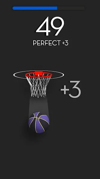 Скачать Dunk Stroke-3D Basketball — Безлимитные деньги и все мячи — скриншот 2