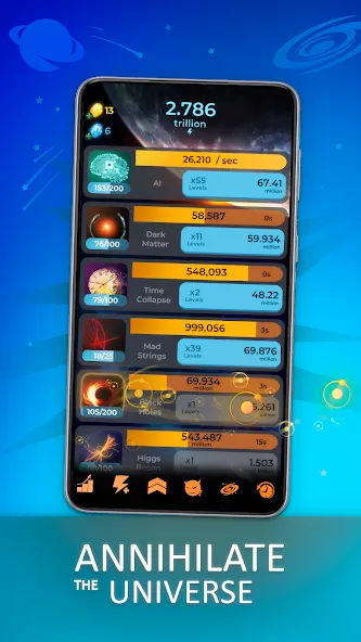 Annihilation - Space Tycoon MOD — Безлимитные деньги и ресурсы на Андроид — скриншот 1 Annihilation - Space Tycoon MOD — Безлимитные деньги и ресурсы на Андроид — скриншот 1
