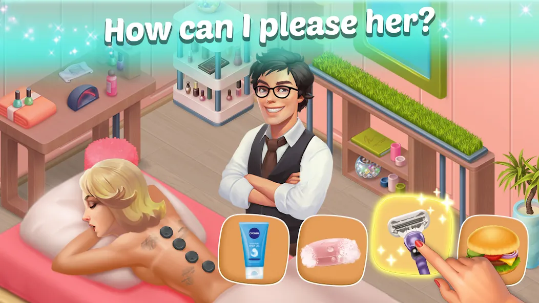 Family Hotel: love & match-3 MOD APK — Безлимитные монеты и жизни — скриншот 1