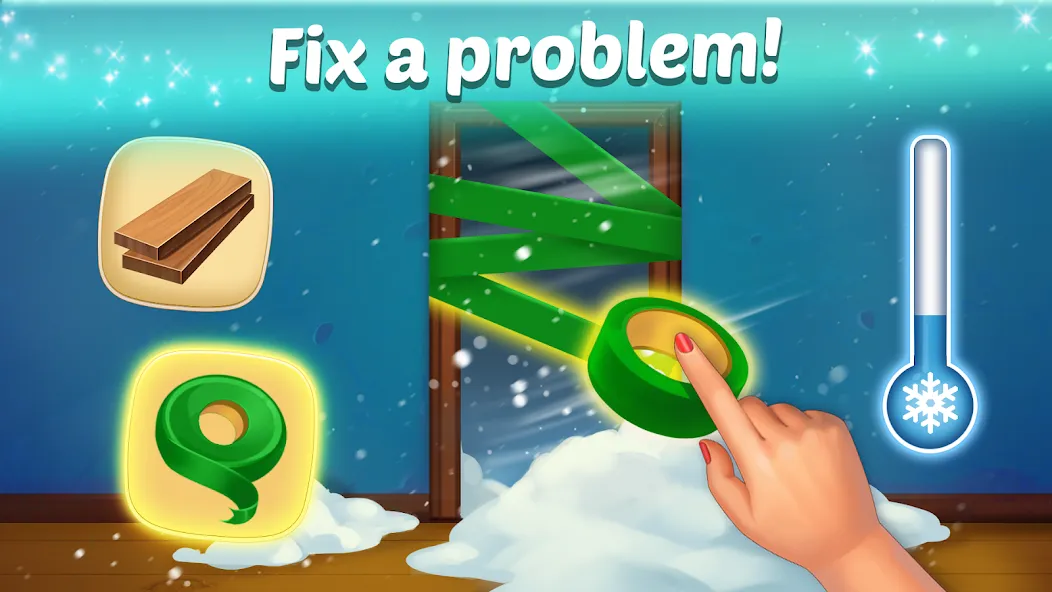 Family Hotel: love & match-3 MOD APK — Безлимитные монеты и жизни — скриншот 4
