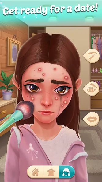 Скачать Family Town: Match-3 Makeover на Андроид — Безлимитные монеты и энергии — скриншот 4