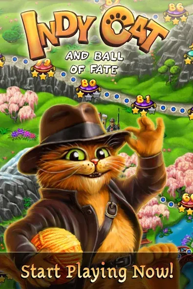 Indy Cat for VK на Андроид — Мод Безлимитные жизни и бонусы — скриншот 5