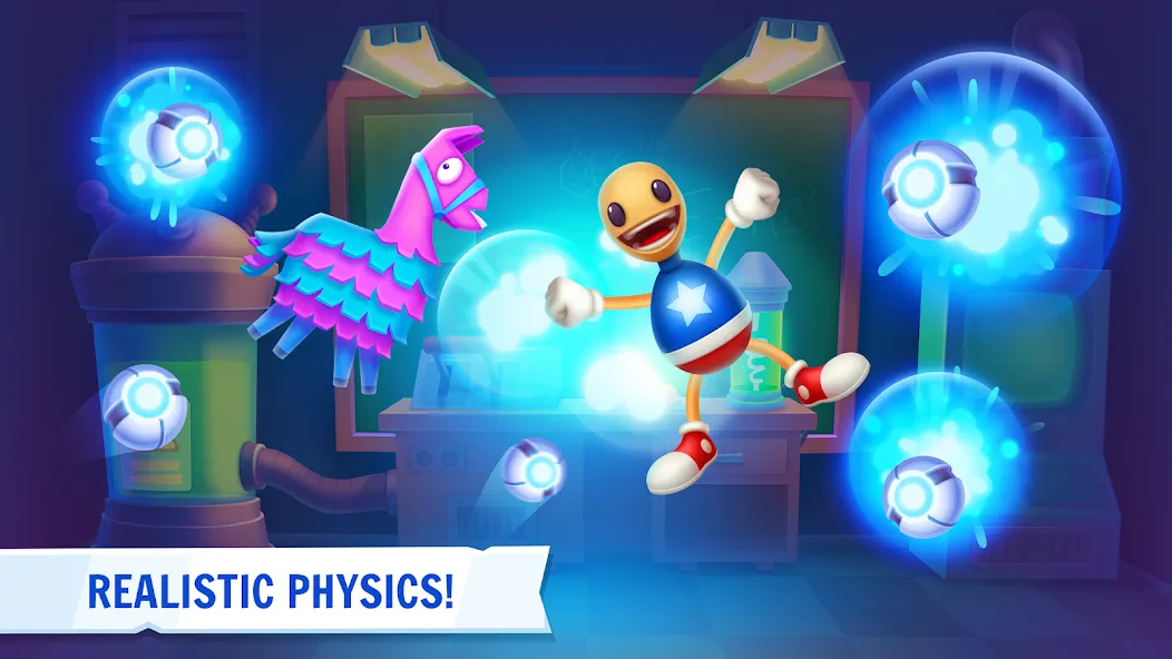 Скачать взлом Kick the Buddy: Forever на Андроид — Безлимитные деньги и предметы — скриншот 4 Скачать взлом Kick the Buddy: Forever на Андроид — Безлимитные деньги и предметы — скриншот 4