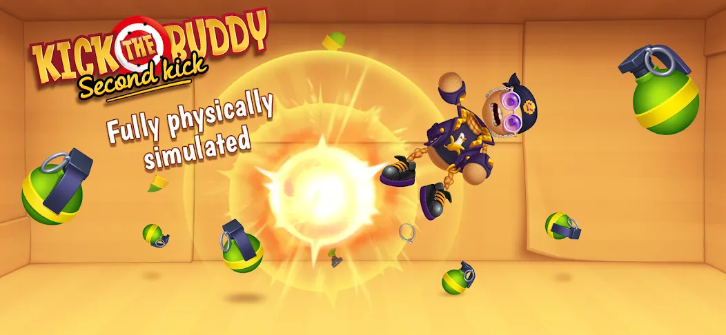 Kick the Buddy: Second Kick MOD — Безлимитные деньги и оружие на Андроид — скриншот 1 Kick the Buddy: Second Kick MOD — Безлимитные деньги и оружие на Андроид — скриншот 1