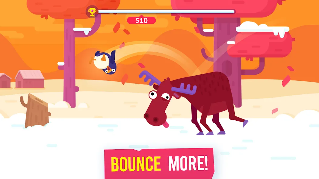 Скачать Bouncemasters: Penguin Games на телефон — Безлимитные монеты и усиленный прыжок — скриншот 2 Скачать Bouncemasters: Penguin Games на телефон — Безлимитные монеты и усиленный прыжок — скриншот 2