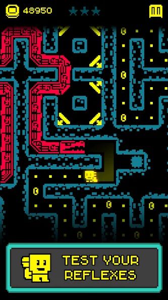 Tomb of the Mask MOD — Безлимитные монеты и жизни на Андроид — скриншот 5 Tomb of the Mask MOD — Безлимитные монеты и жизни на Андроид — скриншот 5